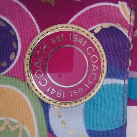 COACH RARE-LIMITED EDITION💥Glam POP C Tote/Diaper Bag F19423 “ - Picture 6 of 11